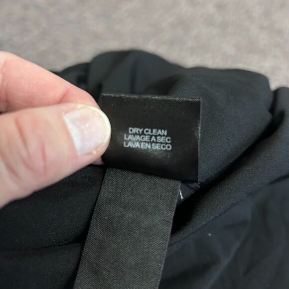 Badgley Mischka Black Strapless Orchid Pink Ribbon Detail Long Column Dress 14 - Picture 11 of 15